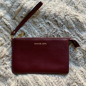 Michael Kors Leather Wristlet